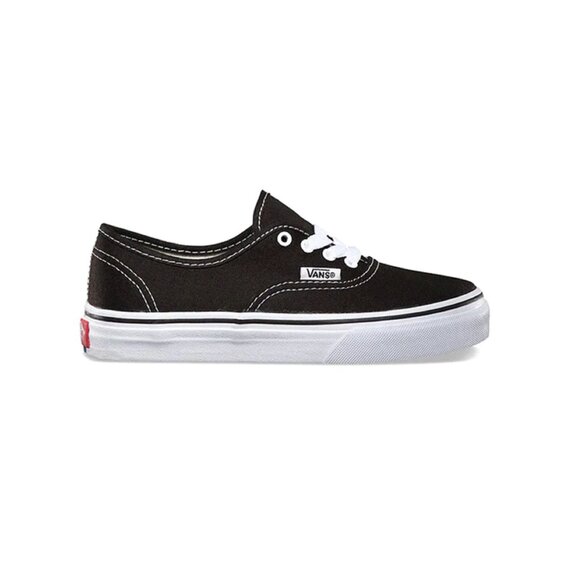 Vans Authentic Black/True White Kid's Size 4 Sneaker - Picture 2 of 4